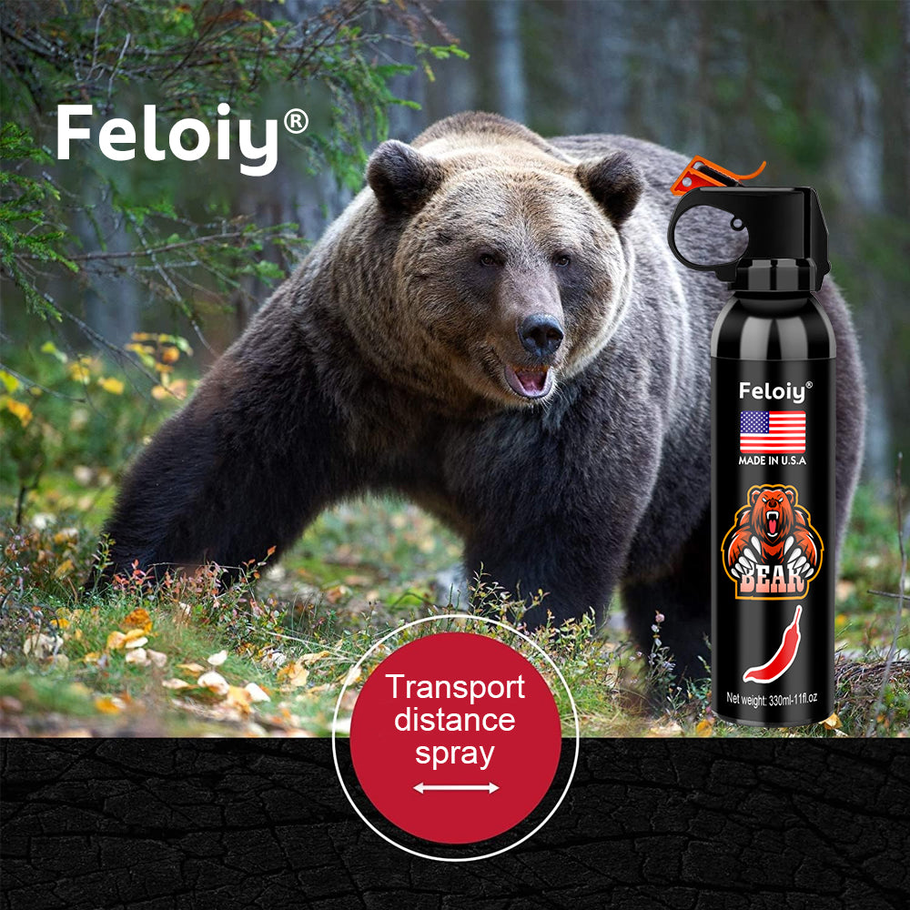 Feloiy® High-Strength Bear Spray | All-Species, Long-Range Protection