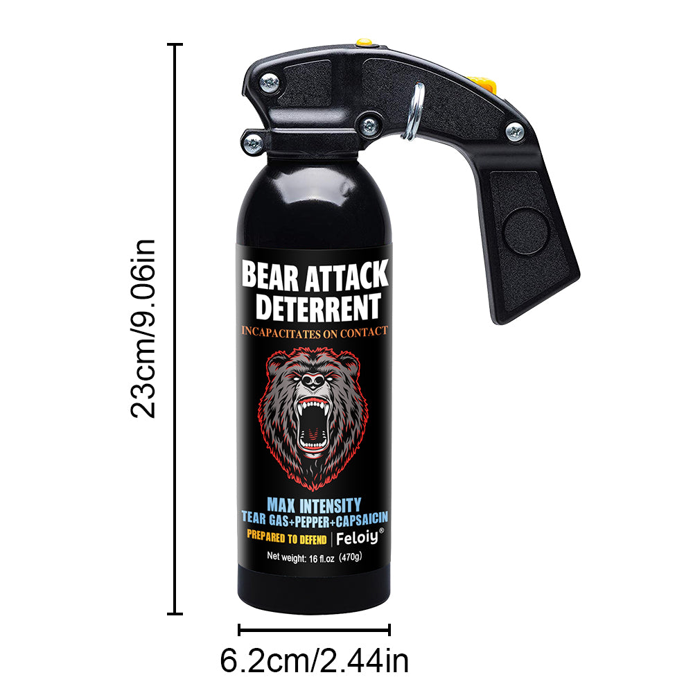 Feloiy® Max-Intensity Bear Repellent Spray | Triple-Action Fogger Defense for All Outdoor Adventures