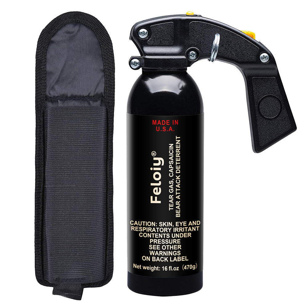 Feloiy 16 oz. Bear Repellent Spray, 35 ft Range NEW EPA Approved