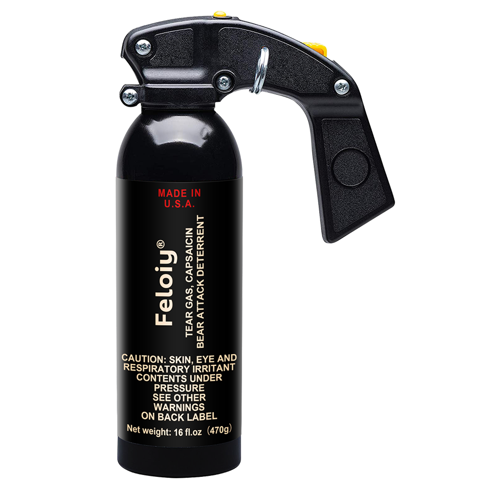 Feloiy 16 oz. Bear Repellent Spray, 35 ft Range NEW EPA Approved