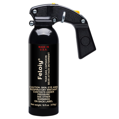 Feloiy 16 oz. Bear Repellent Spray, 35 ft Range NEW EPA Approved