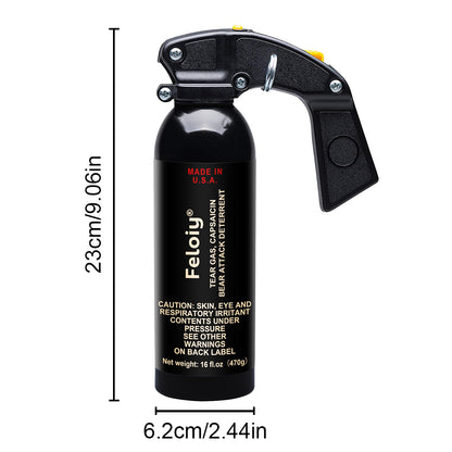 Feloiy 16 oz. Bear Repellent Spray, 35 ft Range NEW EPA Approved
