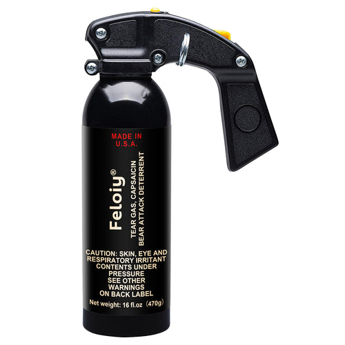 Feloiy® Dual-Design Bear Attack Deterrent | 11oz / 16oz Made in USA Fogger Spray