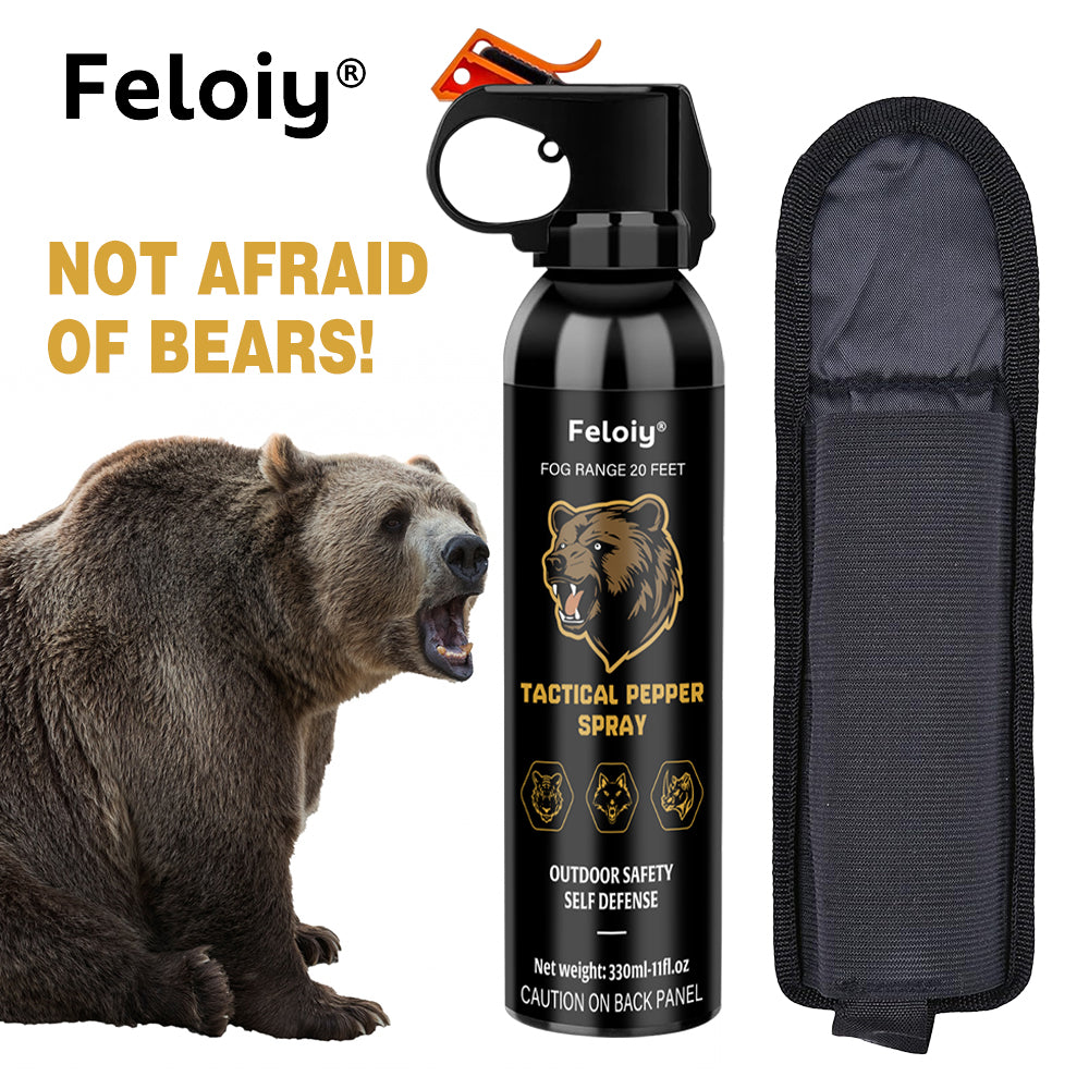 Feloiy 20Ft Bear Deterrent Repellent Spray 11Oz