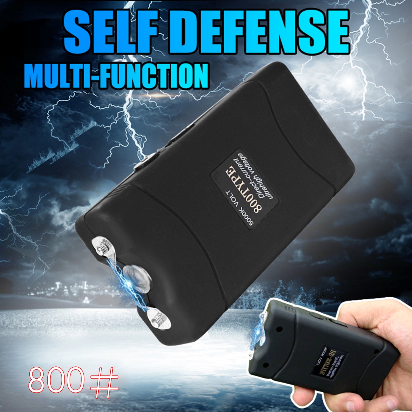 🔥 2026 Survival Sale 75% OFF 🚨 GOOTATIC VoltGuard V95 Stun Torch – Light the Way, Strike When Needed