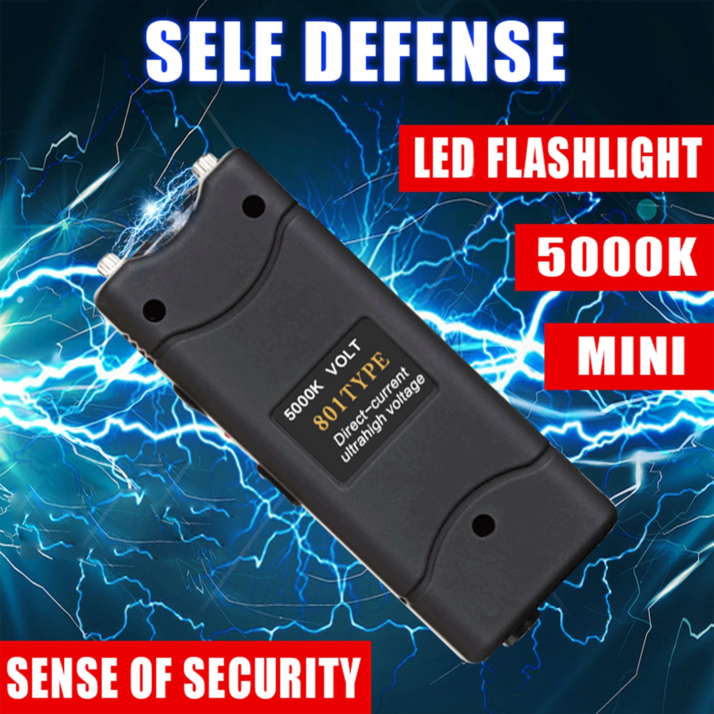🔥 2026 Survival Sale 75% OFF 🚨 GOOTATIC VoltGuard V95 Stun Torch – Light the Way, Strike When Needed