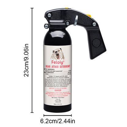 Feloiy® Bear Attack Deterrent | Maximum-Strength 2.0% Capsaicinoid Protection