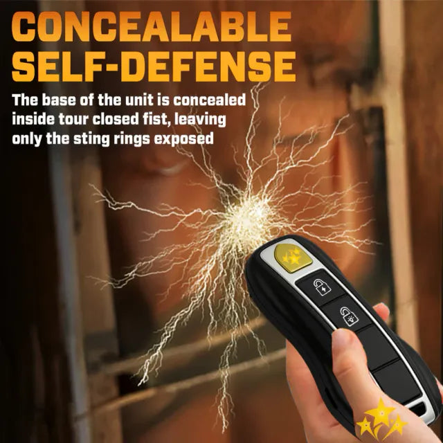 💥 2026 Mega Sale 70% OFF 🔥 VOLTAX V57 Hi-Tech Stun Flashlight Car Key ⚡️ Smart Defense - Stay Safe