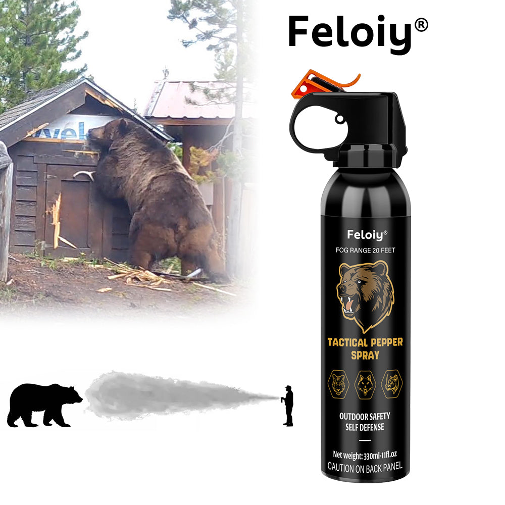 Feloiy 20Ft Bear Deterrent Repellent Spray 11Oz