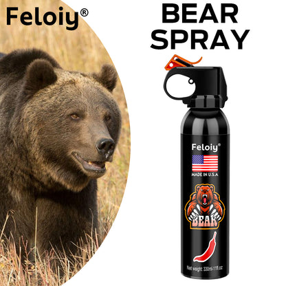 Feloiy® High-Strength Bear Spray | All-Species, Long-Range Protection