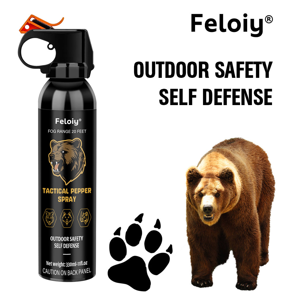 Feloiy 20Ft Bear Deterrent Repellent Spray 11Oz