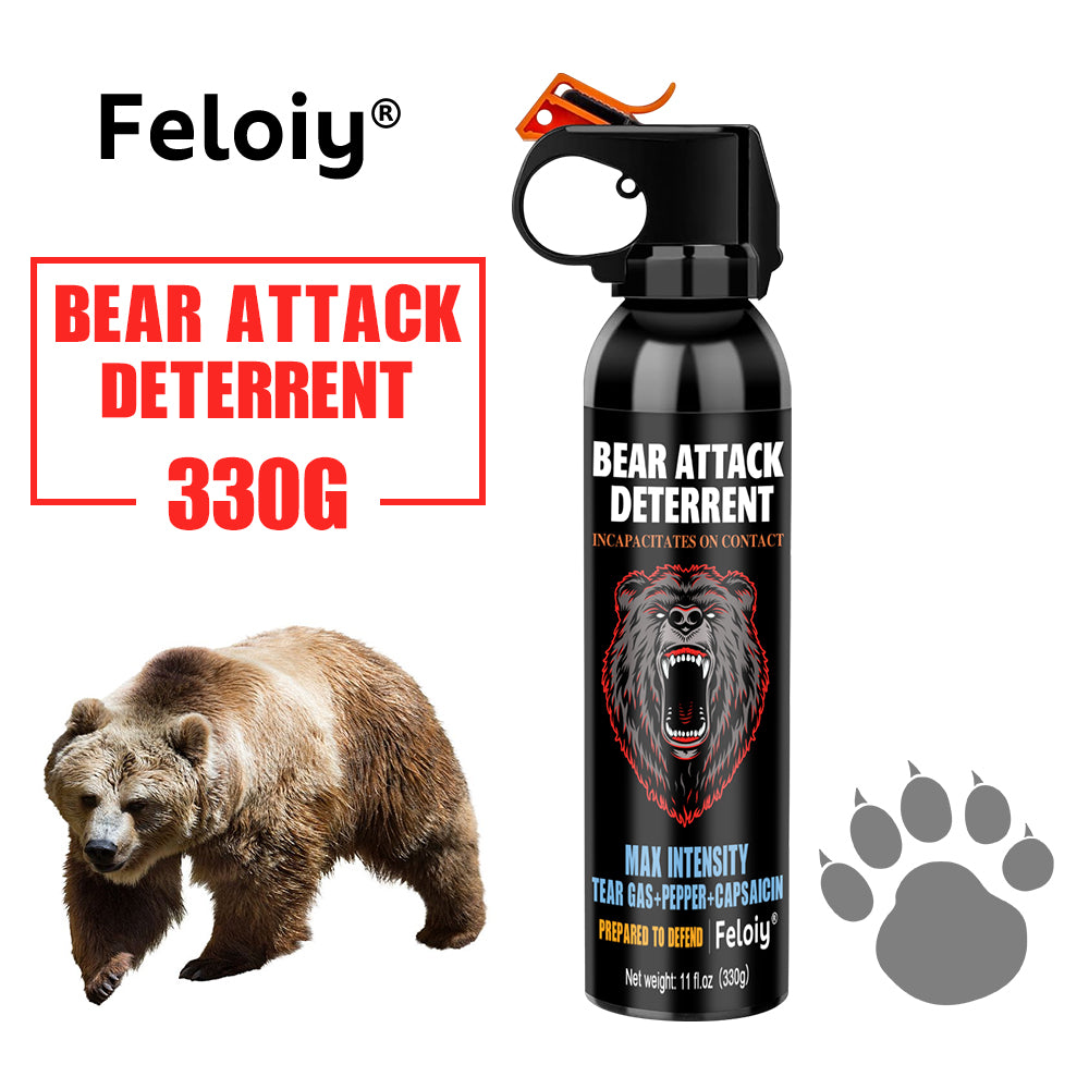 Feloiy® Max-Intensity Bear Repellent Spray | Triple-Action Fogger Defense for All Outdoor Adventures